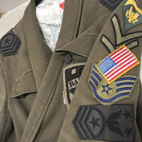 Balmain Olive Military Jacket - Picture 4 of 4